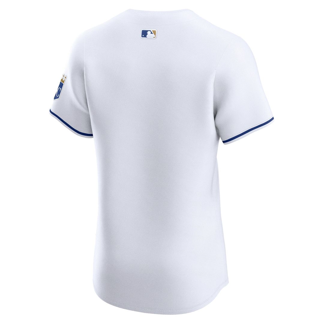 Kansas City Royals Nike Home Elite Jersey - White Team Jersey Sports Fan Apparel