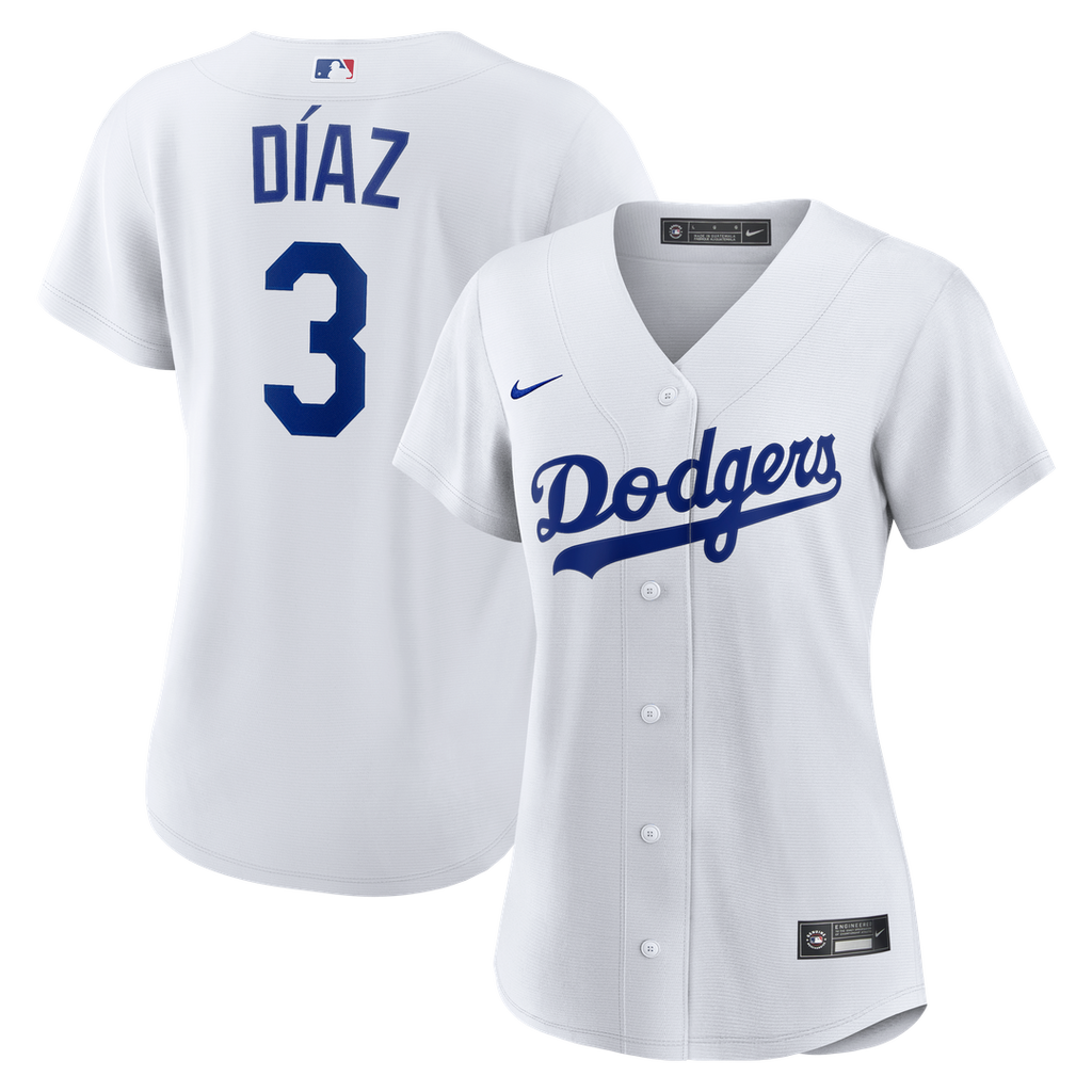 Los Angeles Dodgers Edwin Díaz Nike Women's Home Replica Jersey - White Team Jersey Sports Fan Apparel