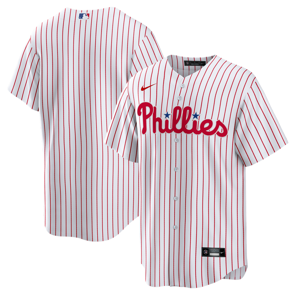 Philadelphia Phillies Nike Home Big & Tall Replica Jersey - White Team Jersey Sports Fan Apparel
