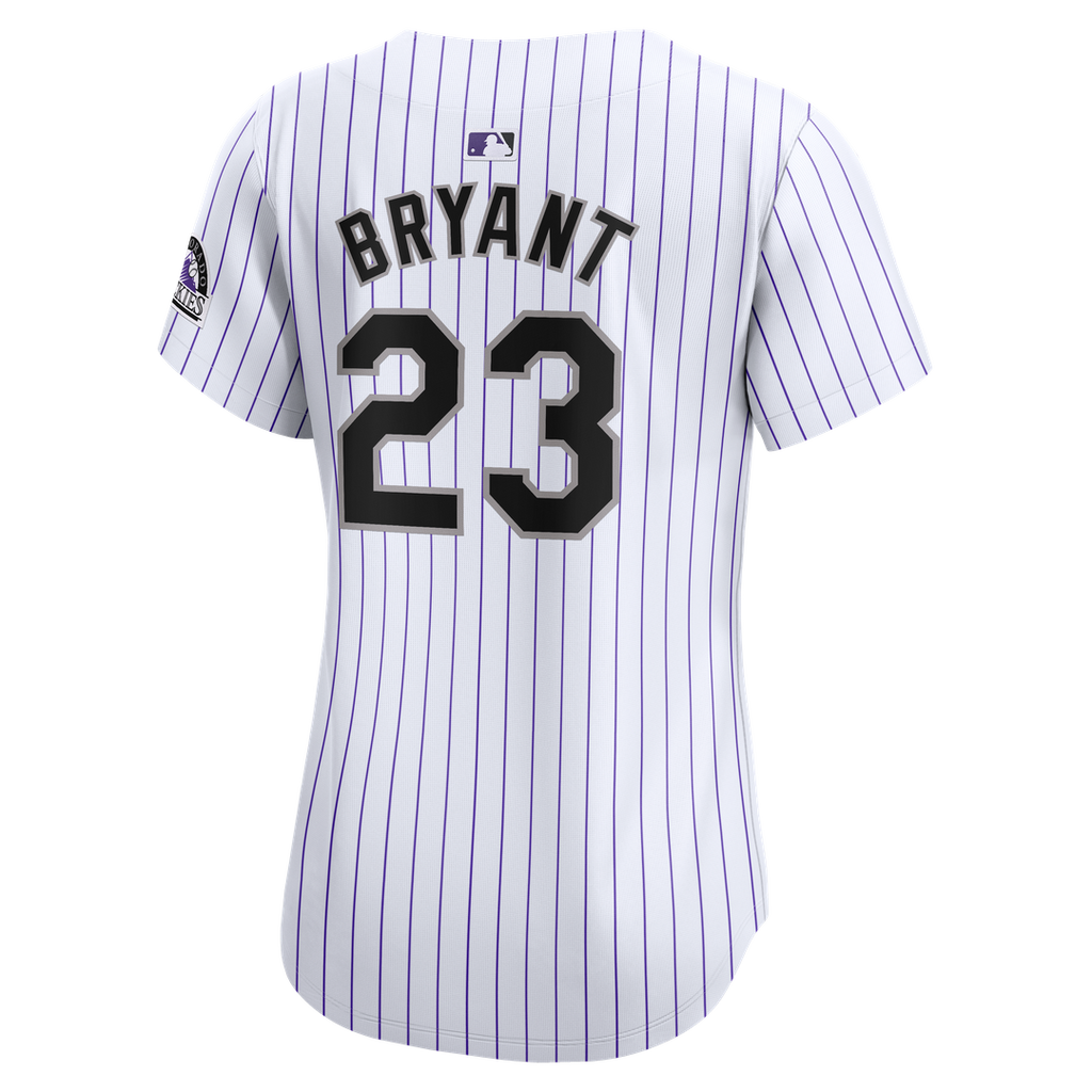 Colorado Rockies Kris Bryant Nike Women's Home Limited Player Jersey - White Team Jersey Sports Fan Apparel