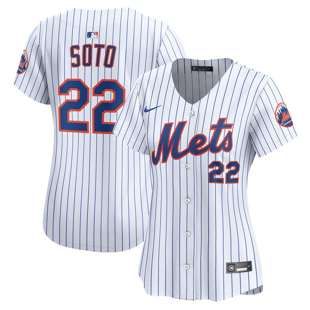 New York Mets Juan Soto Nike Women's Home Limited Player Jersey - White Team Jersey Sports Fan Apparel