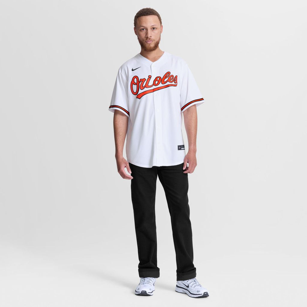 Baltimore Orioles Nike Home Replica Jersey - White Team Jersey Sports Fan Apparel