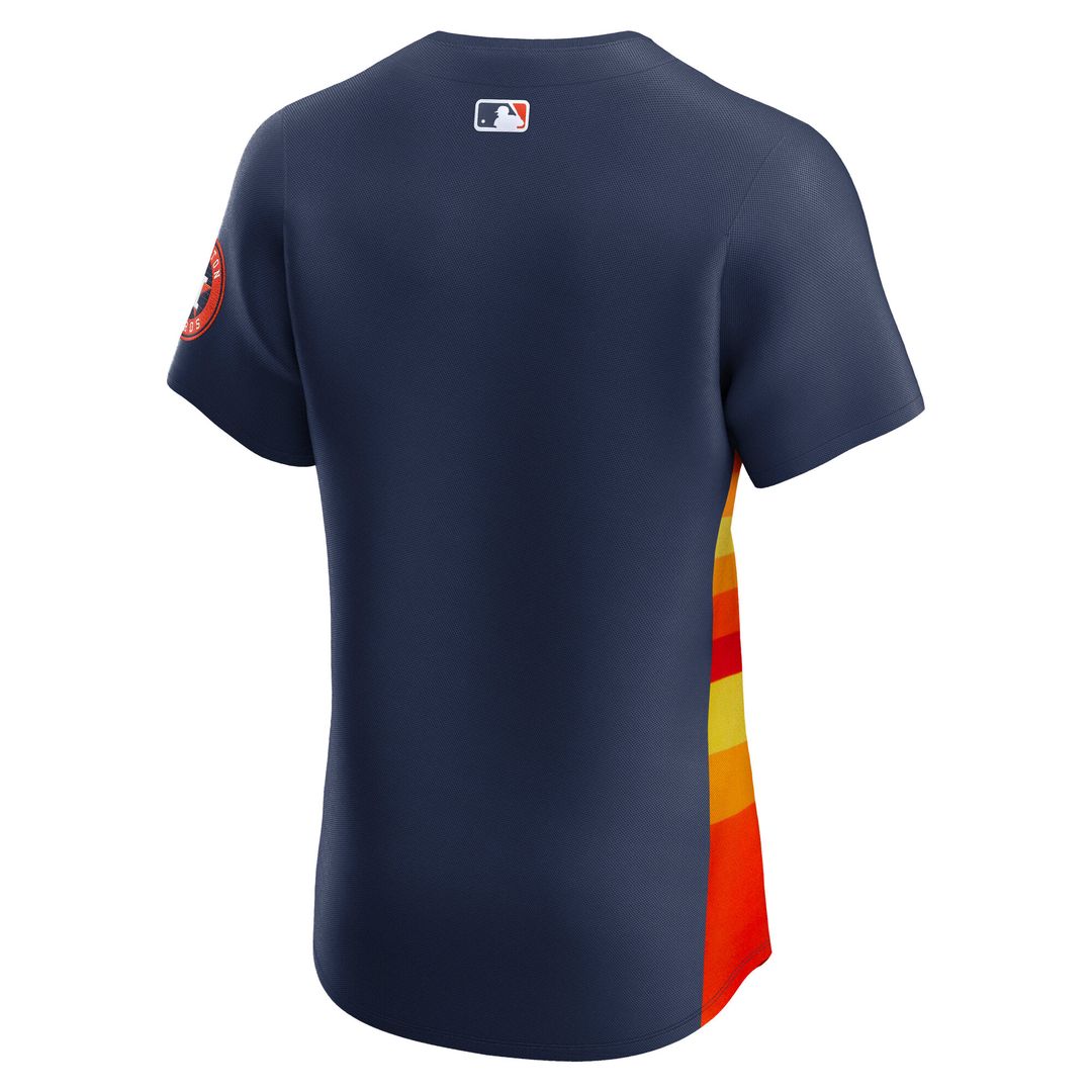 Houston Astros Nike Alternate Elite Jersey - Orange Team Jersey Sports Fan Apparel