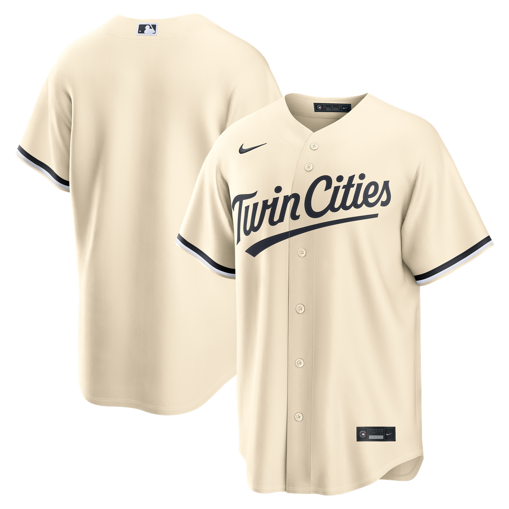 Minnesota Twins Nike Alternate Replica Jersey - Cream Team Jersey Sports Fan Apparel