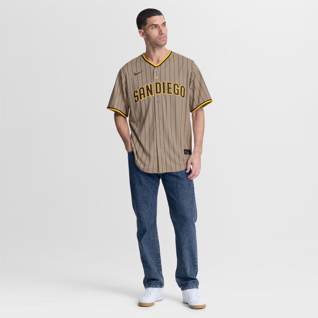 San Diego Padres Nike Alternate Replica Jersey - Sand Team Jersey Sports Fan Apparel