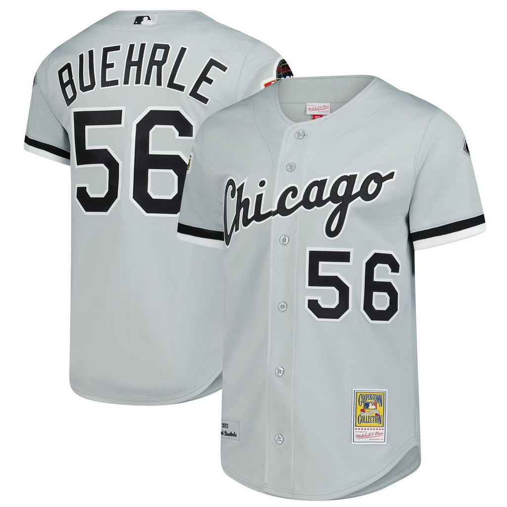 Chicago White Sox Mark Buehrle Mitchell & Ness 2005 Throwback Authentic Jersey - Gray Team Jersey Sports Fan Apparel