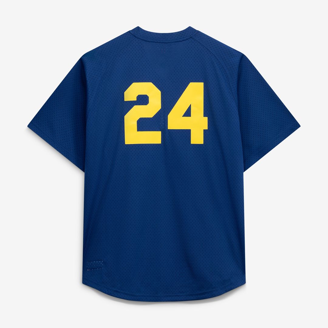 Seattle Mariners Ken Griffey Jr. Mitchell & Ness Big & Tall Cooperstown Mesh Batting Practice Jersey - Royal Team Jersey Sports Fan Apparel