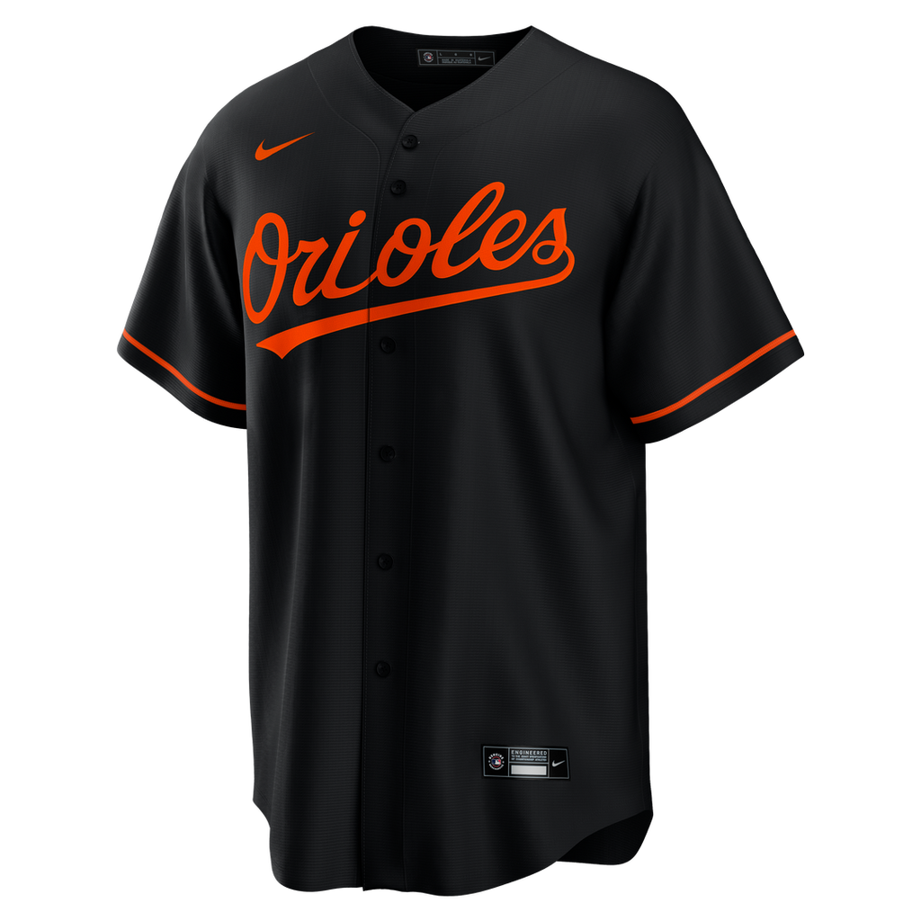 Baltimore Orioles Pete Alonso Nike Alternate Replica Jersey - Black Team Jersey Sports Fan Apparel