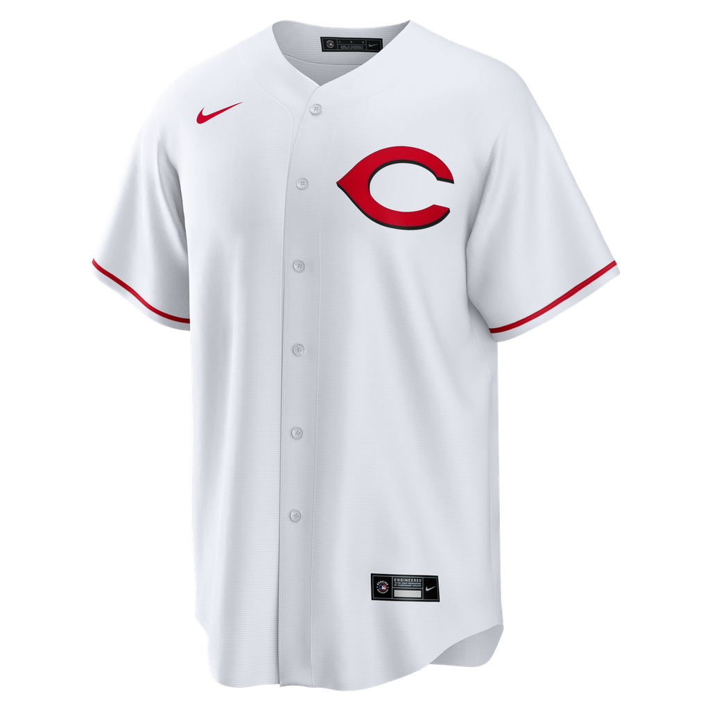 Cincinnati Reds Elly De La Cruz Nike Alternate 2 Replica Jersey - White Team Jersey Sports Fan Apparel