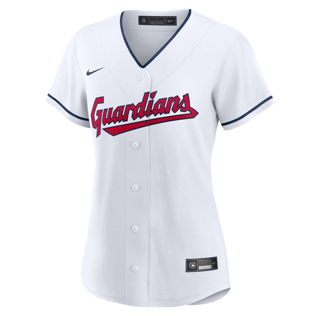 Cleveland Guardians Nike Women's Alternate Official Replica Jersey - Navy Team Jersey Sports Fan Apparel