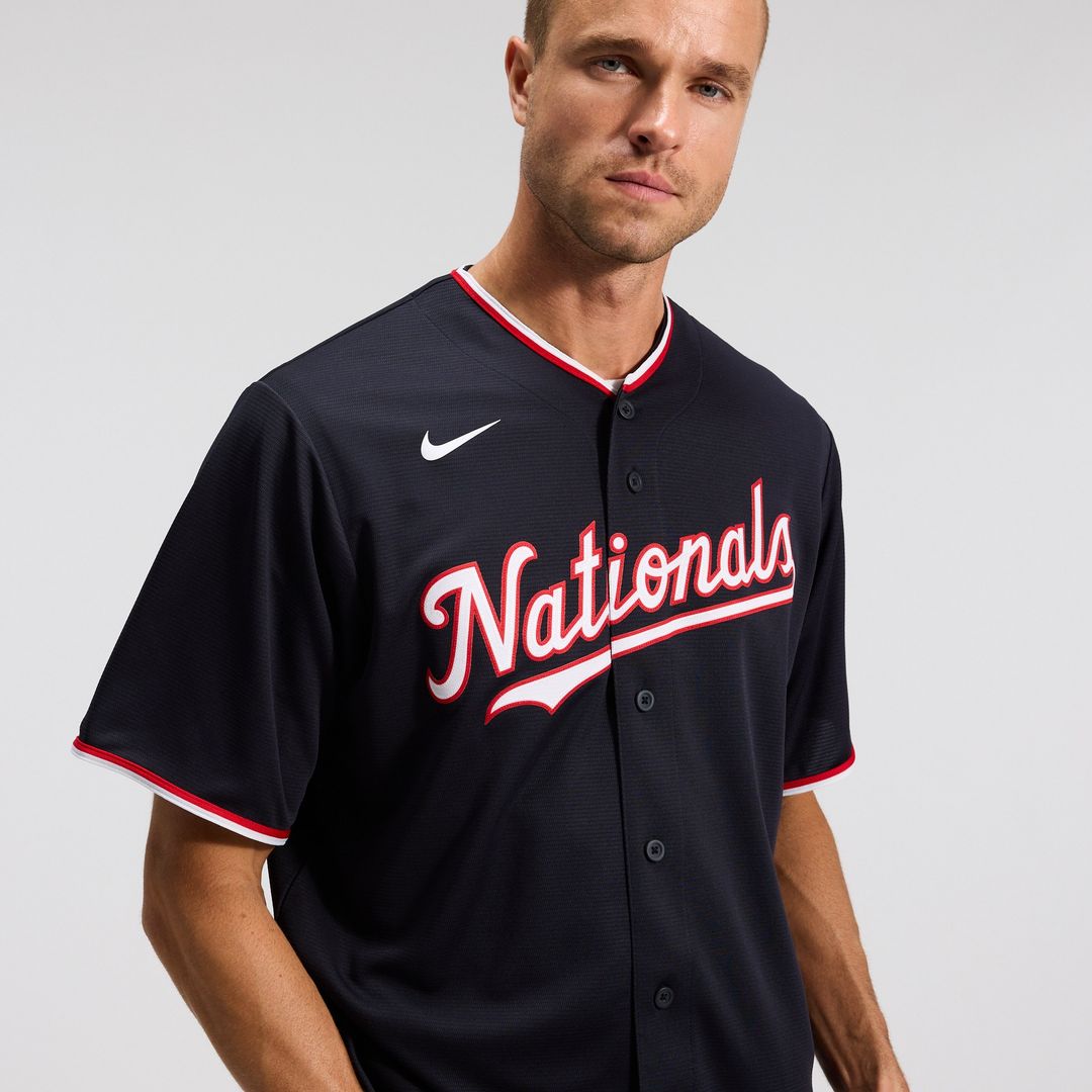 Washington Nationals Dylan Crews Nike Alternate Replica Jersey - Navy Team Jersey Sports Fan Apparel