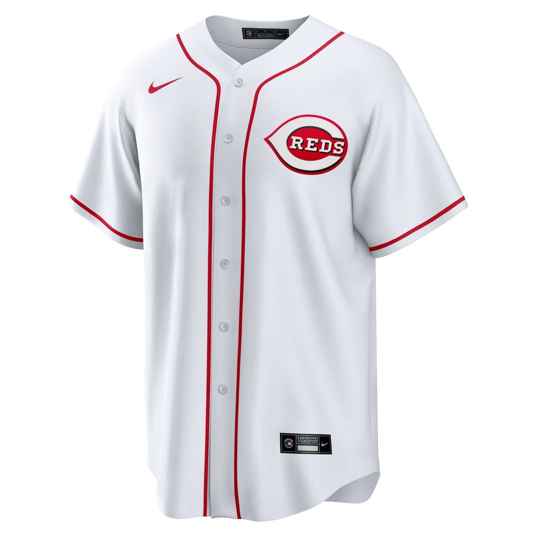 Cincinnati Reds Noelvi Marte Nike Home Replica Jersey - White Team Jersey Sports Fan Apparel