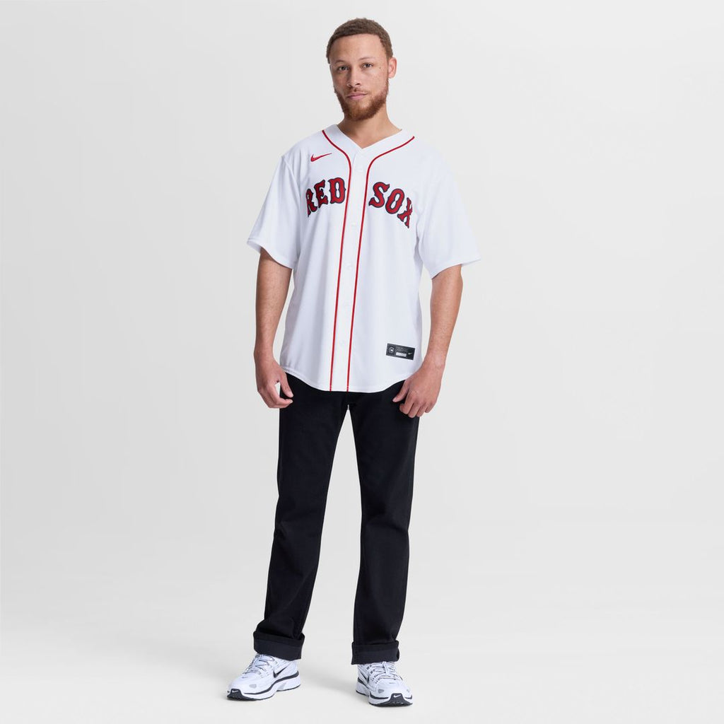 Boston Red Sox Trevor Story Nike Home Replica Jersey - White Team Jersey Sports Fan Apparel