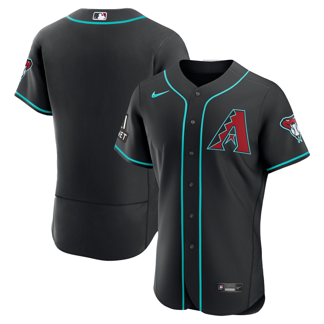 Arizona Diamondbacks Nike Alternate 2 Authentic Jersey - Crimson Team Jersey Sports Fan Apparel