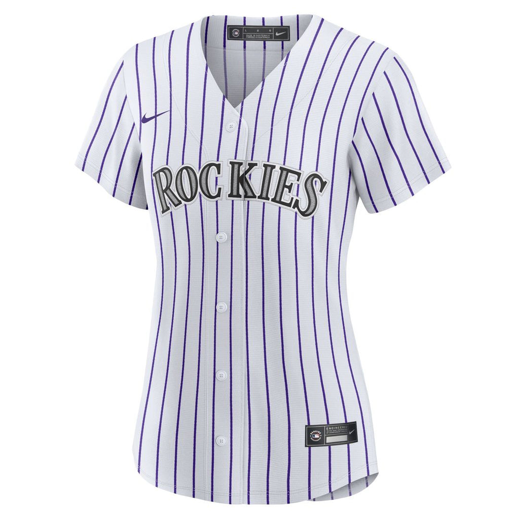 Colorado Rockies Charlie Blackmon Nike Women's Home Replica Player Jersey - White Team Jersey Sports Fan Apparel