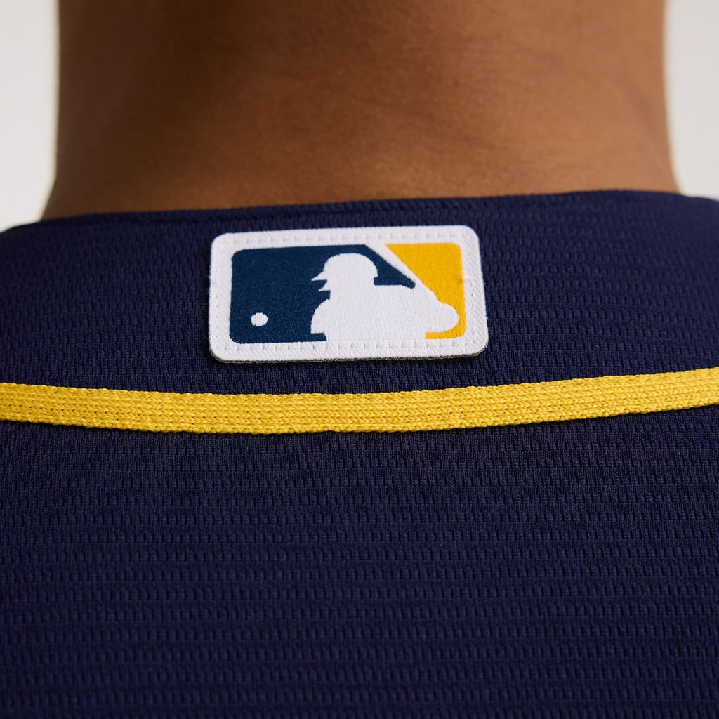 Milwaukee Brewers Nike Alternate Replica Team Jersey - Navy Team Jersey Sports Fan Apparel