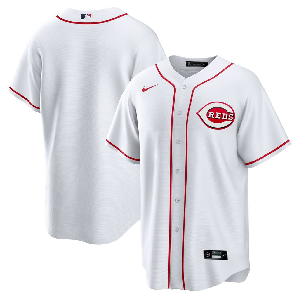 Cincinnati Reds Nike Home Blank Replica Jersey - White Team Jersey Sports Fan Apparel