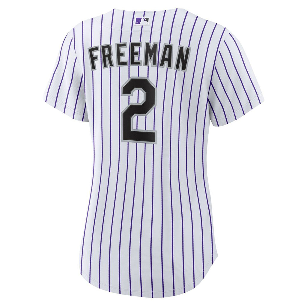 Colorado Rockies Tyler Freeman Nike Women's Home Replica Jersey - White Team Jersey Sports Fan Apparel