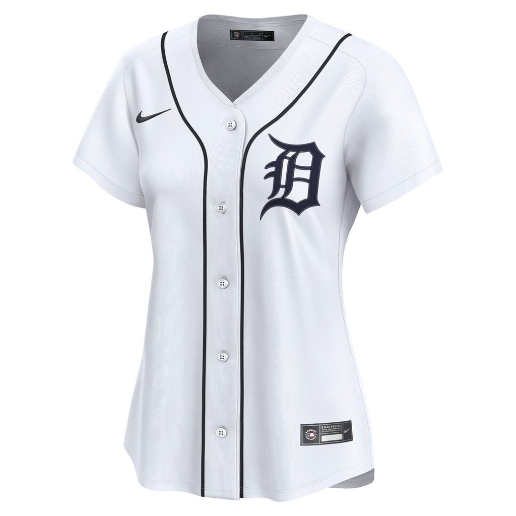 Detroit Tigers Nike Women's Home Limited Jersey - White Team Jersey Sports Fan Apparel