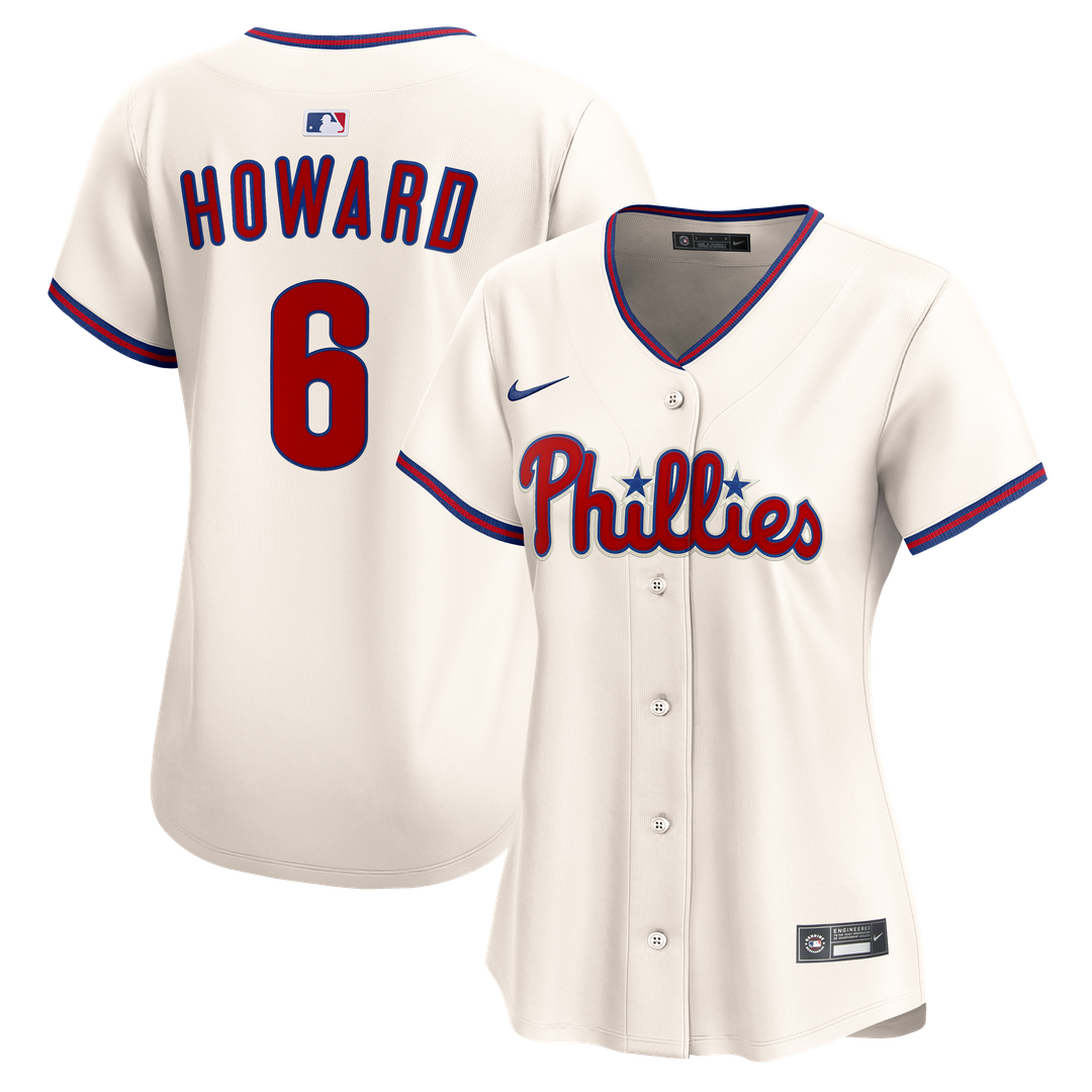 Philadelphia Phillies Ryan Howard Nike Women's Alternate Limited Jersey - Light Blue Team Jersey Sports Fan Apparel