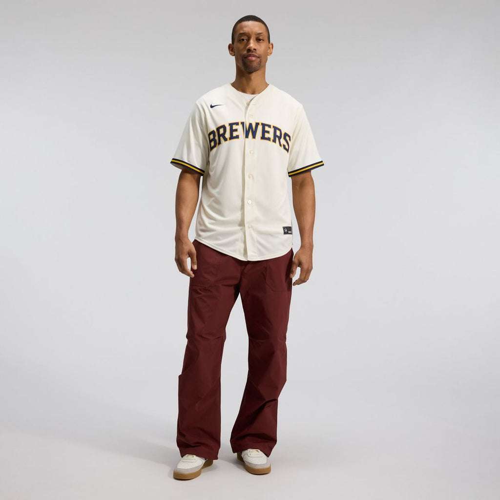 Milwaukee Brewers Nike Alternate Replica Team Jersey - Navy Team Jersey Sports Fan Apparel