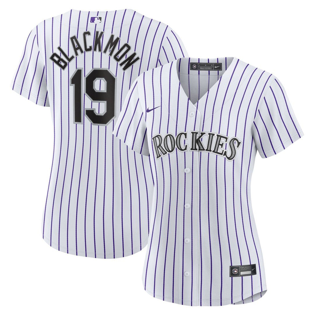 Colorado Rockies Charlie Blackmon Nike Women's Home Replica Player Jersey - White Team Jersey Sports Fan Apparel