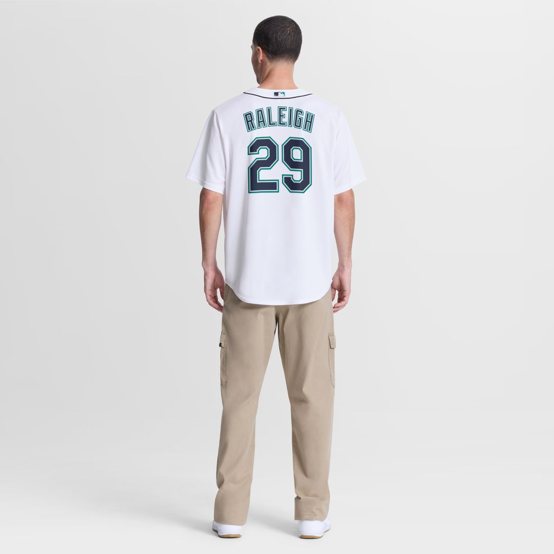 Seattle Mariners Cal Raleigh Nike Road Replica Jersey - Navy Team Jersey Sports Fan Apparel