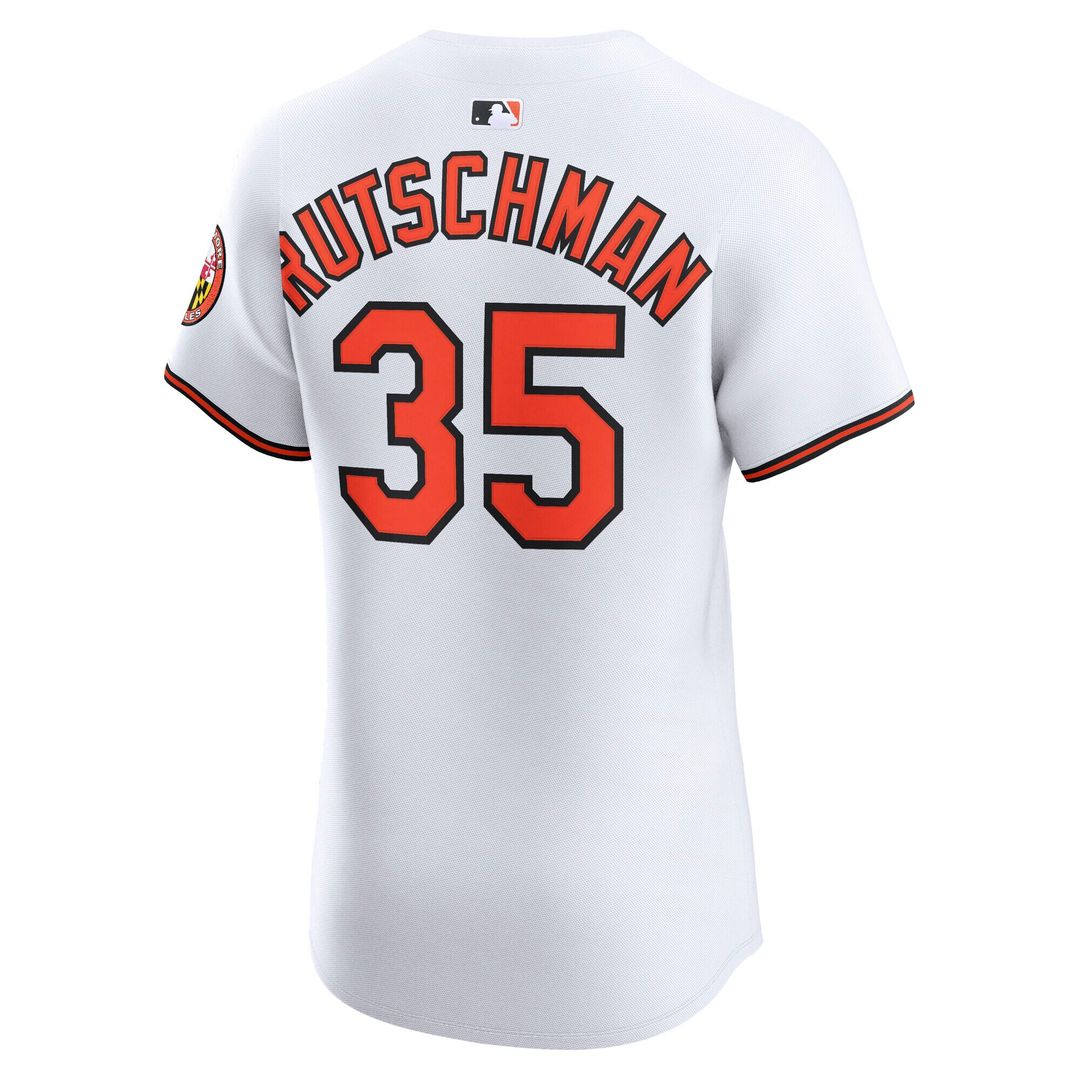 Baltimore Orioles Adley Rutschman Nike Alternate Elite Jersey - Black Team Jersey Sports Fan Apparel