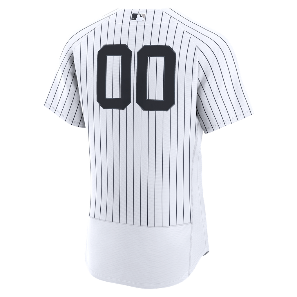 New York Yankees Nike Home Authentic Custom Jersey - White Team Jersey Sports Fan Apparel