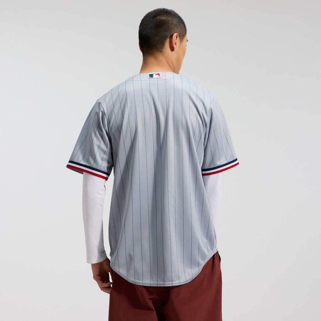 Minnesota Twins Nike Road Replica Team Jersey - Gray Team Jersey Sports Fan Apparel