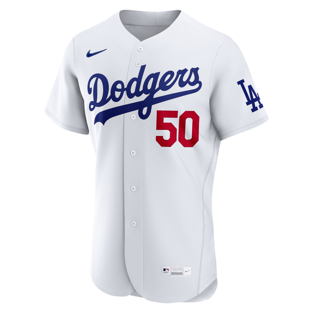 Los Angeles Dodgers Mookie Betts Nike Home Authentic Jersey - White Team Jersey Sports Fan Apparel
