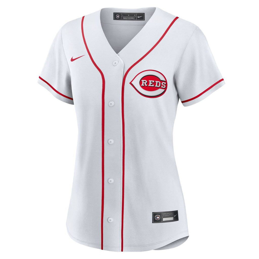 Cincinnati Reds TJ Friedl Nike Women's Home Replica Jersey - White Team Jersey Sports Fan Apparel