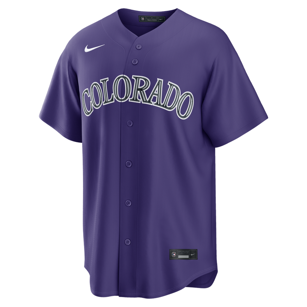 Colorado Rockies Nike Alternate Replica Jersey - Purple Team Jersey Sports Fan Apparel