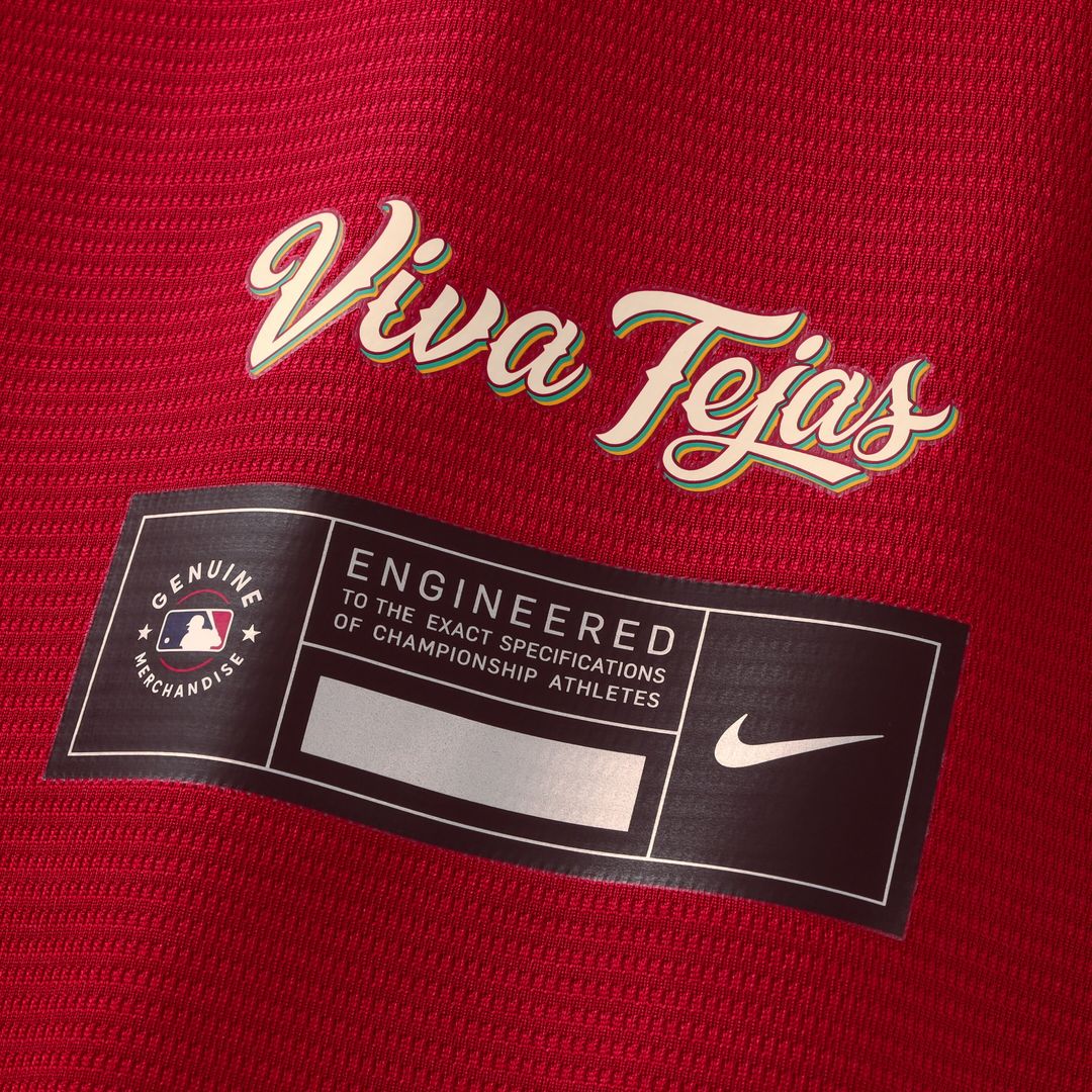 Texas Rangers Joc Pederson Nike 2026 City Connect Stadium Jersey - Red Team Jersey Sports Fan Apparel