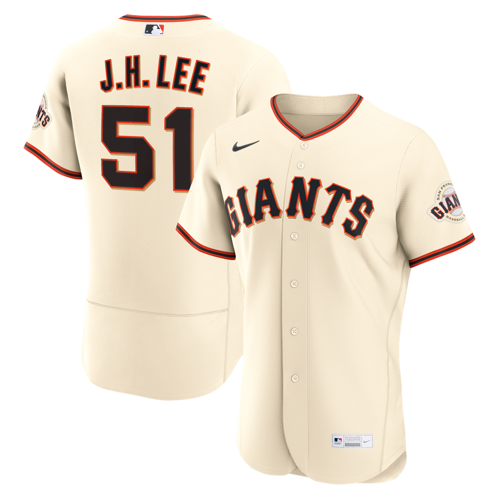 San Francisco Giants Jung Hoo Lee Nike Home Authentic Jersey - Cream Team Jersey Sports Fan Apparel