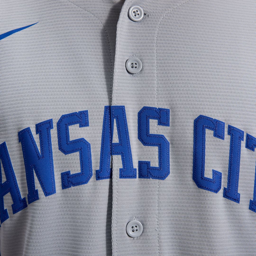 Kansas City Royals Bobby Witt Jr. Nike Road Replica Jersey - Gray Team Jersey Sports Fan Apparel