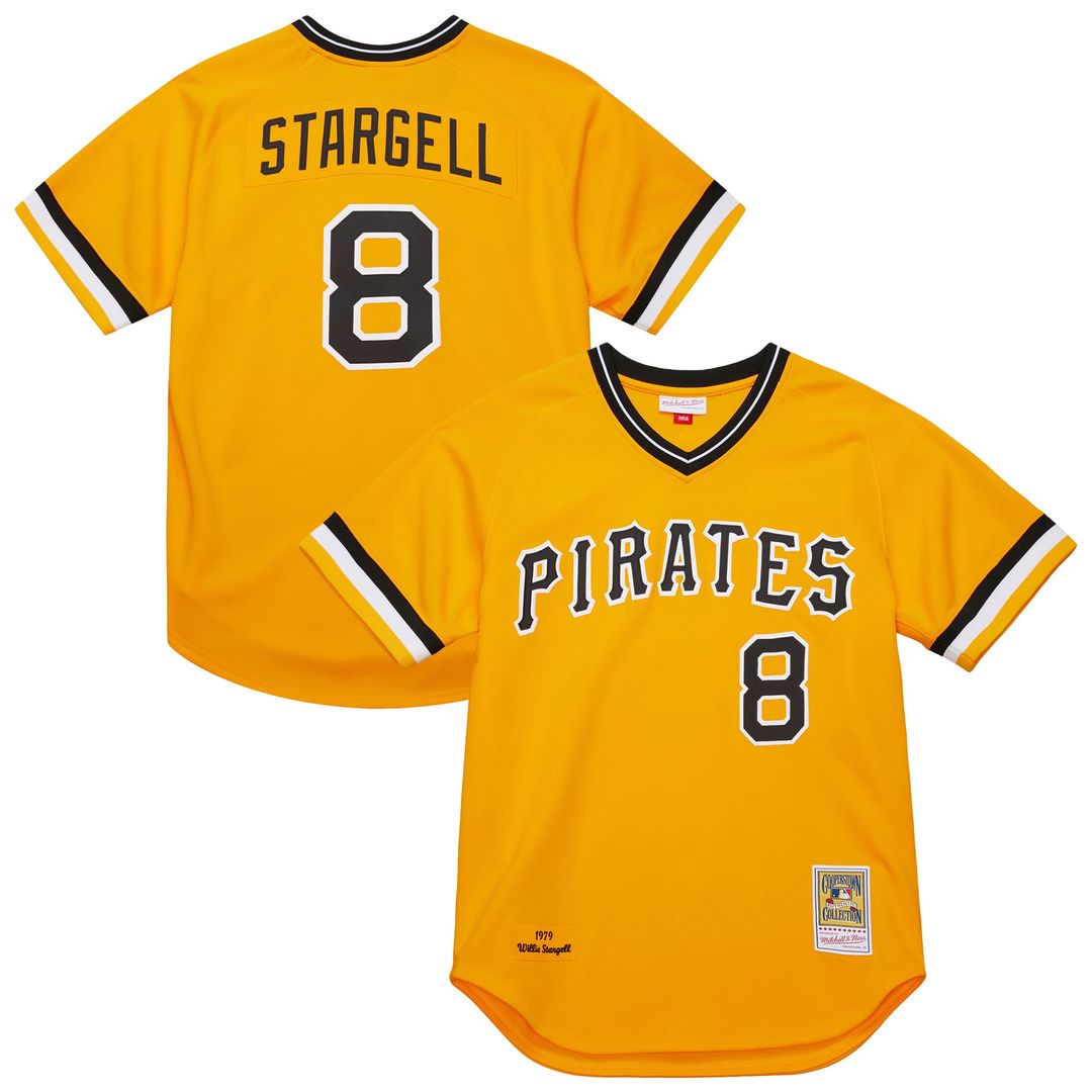 Pittsburgh Pirates Willie Stargell Mitchell & Ness Cooperstown 1979 Authentic Jersey - White Team Jersey Sports Fan Apparel