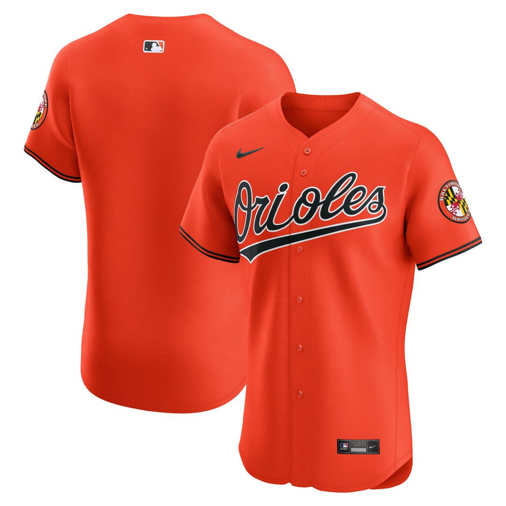 Baltimore Orioles Nike Alternate 2 Elite Jersey - Orange Team Jersey Sports Fan Apparel