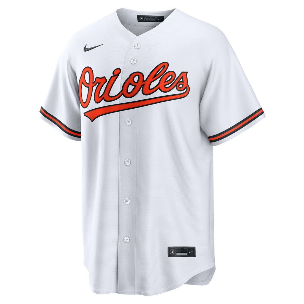 Baltimore Orioles Gunnar Henderson Nike Home Replica Jersey - White Team Jersey Sports Fan Apparel