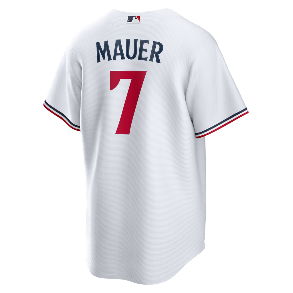 Minnesota Twins Joe Mauer Nike Home Retired Player Replica Jersey - White Team Jersey Sports Fan Apparel