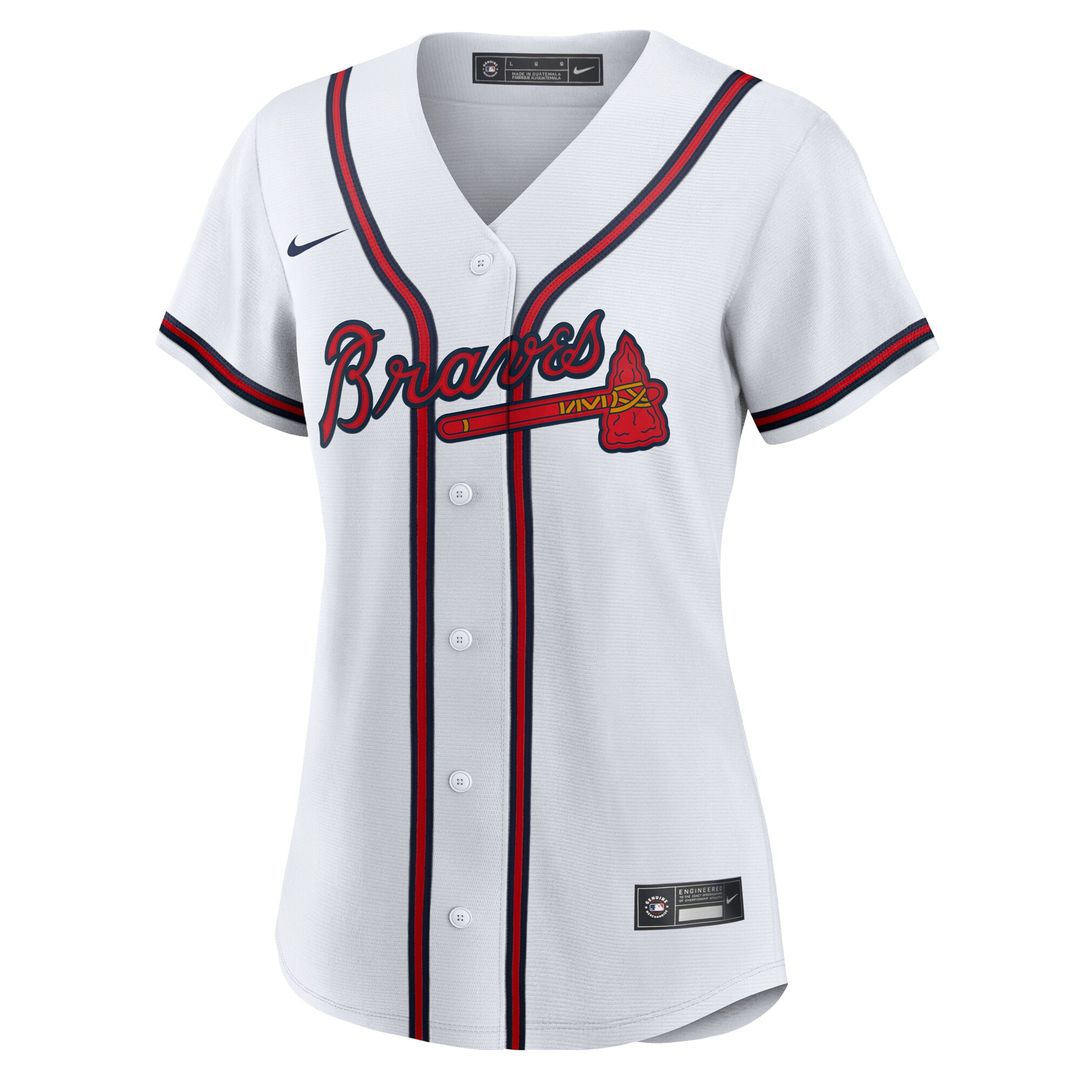 Atlanta Braves Reynaldo Lopez Nike Women's Home Replica Jersey - White Team Jersey Sports Fan Apparel