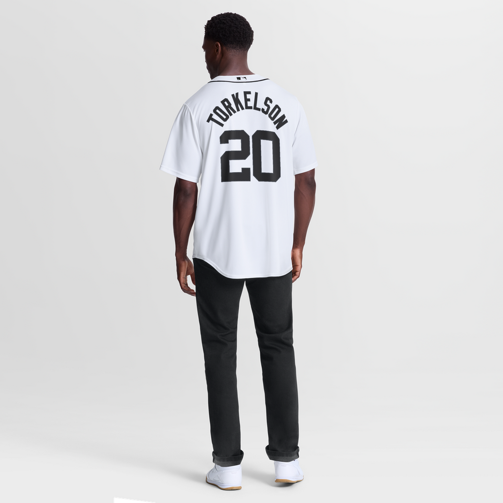 Detroit Tigers Spencer Torkelson Nike Home Replica Jersey - White Team Jersey Sports Fan Apparel