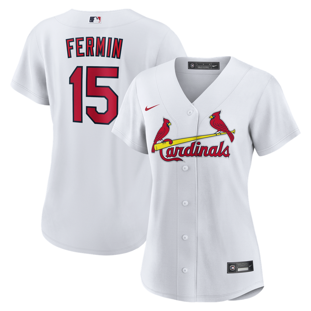St. Louis Cardinals José Fermín Nike Women's Home Replica Jersey - White Team Jersey Sports Fan Apparel