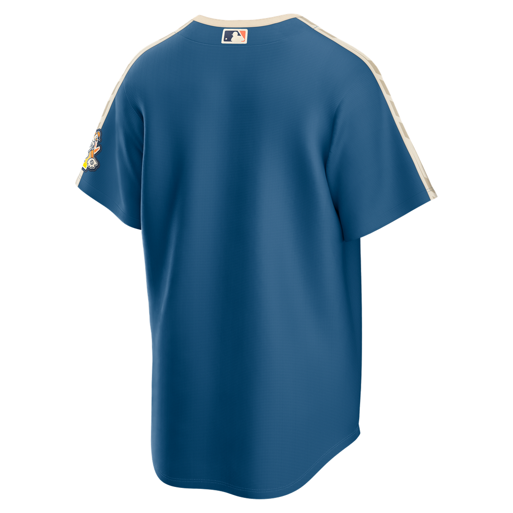 Milwaukee Brewers Nike 2026 City Connect Stadium Jersey - Mineral Blue Team Jersey Sports Fan Apparel