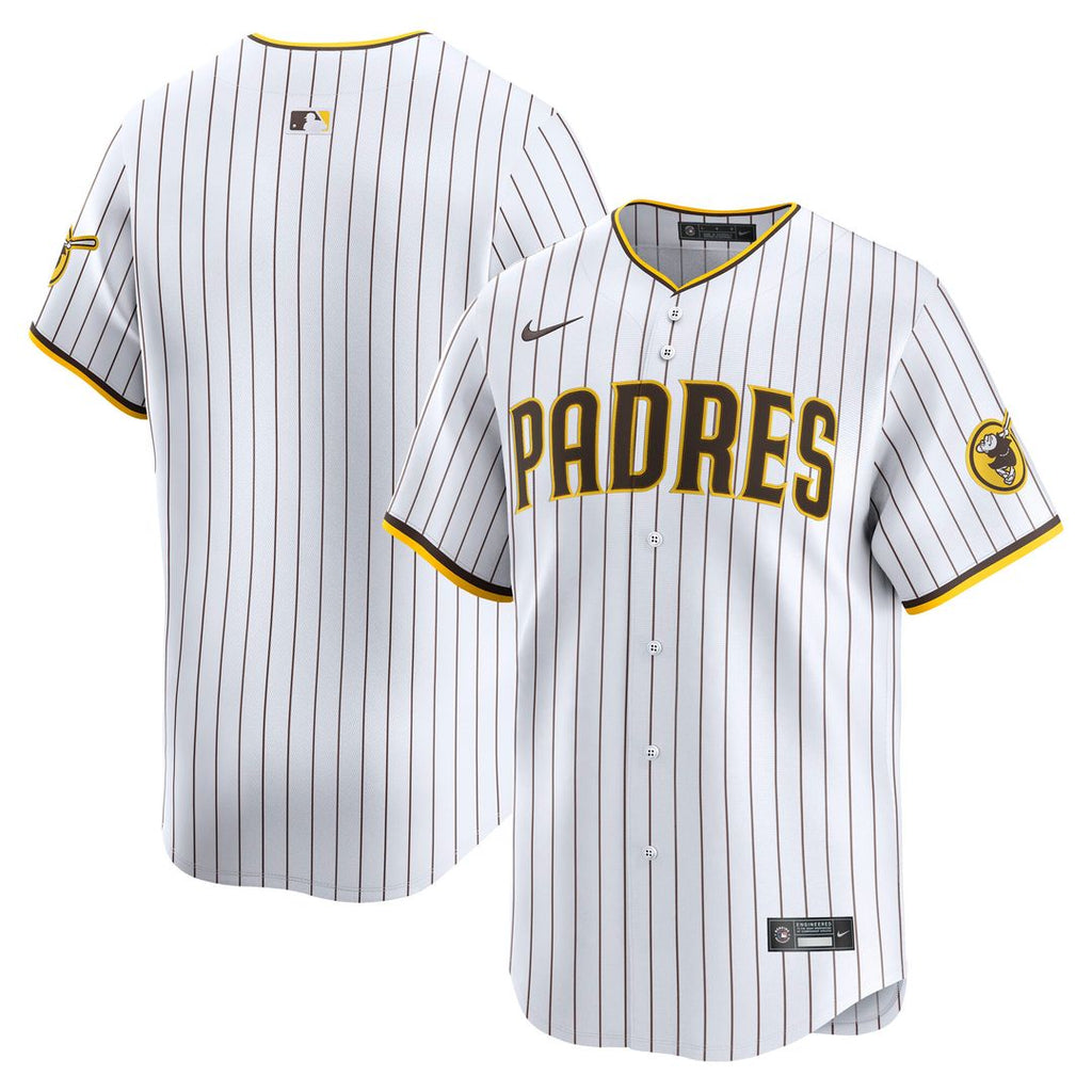 San Diego Padres Nike Home Limited Jersey - White Team Jersey Sports Fan Apparel