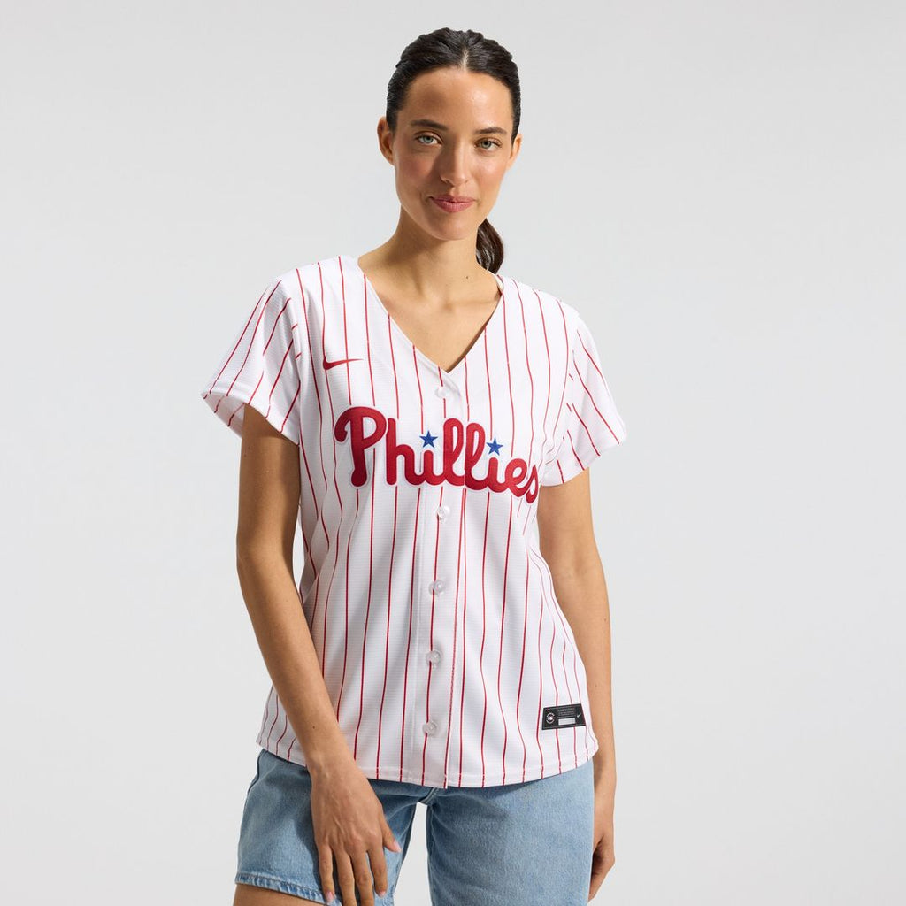 Philadelphia Phillies Nike Women's Home Replica Team Jersey - White Team Jersey Sports Fan Apparel
