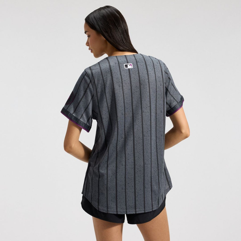 New York Mets Nike Women's City Connect Limited Jersey - Gray Team Jersey Sports Fan Apparel