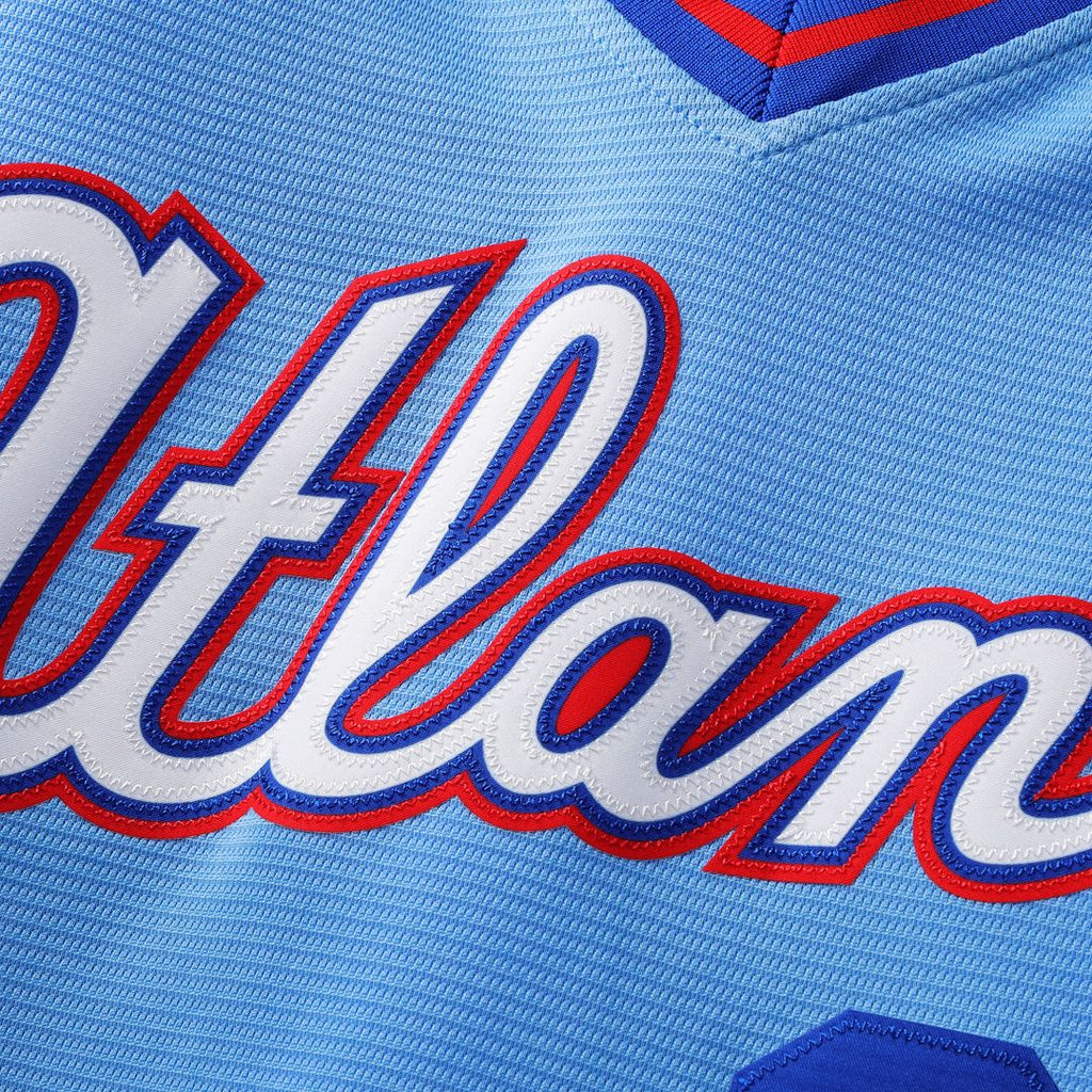 Atlanta Braves Ronald Acuña Jr. Nike 2026 City Connect Stadium Jersey - Powder Blue Team Jersey Sports Fan Apparel