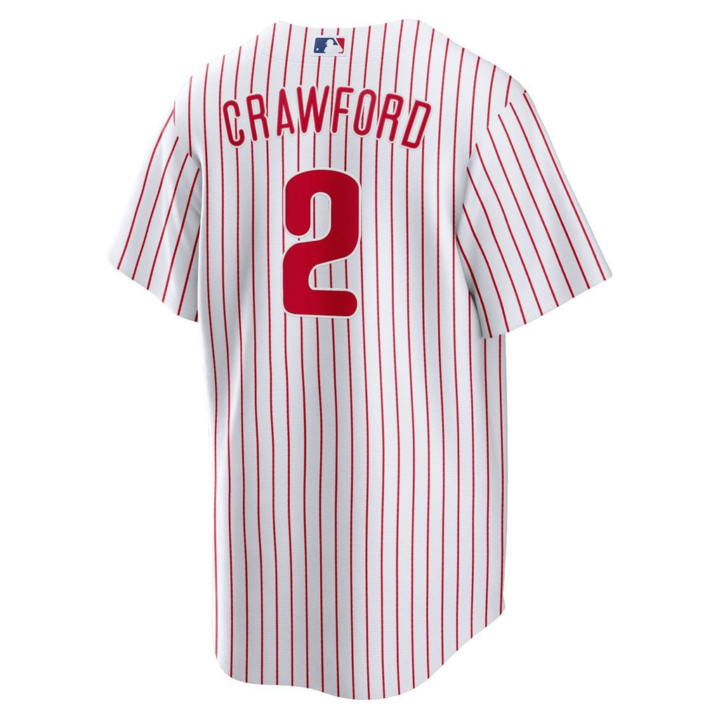 Philadelphia Phillies Justin Crawford Nike Home Replica Jersey - White Team Jersey Sports Fan Apparel