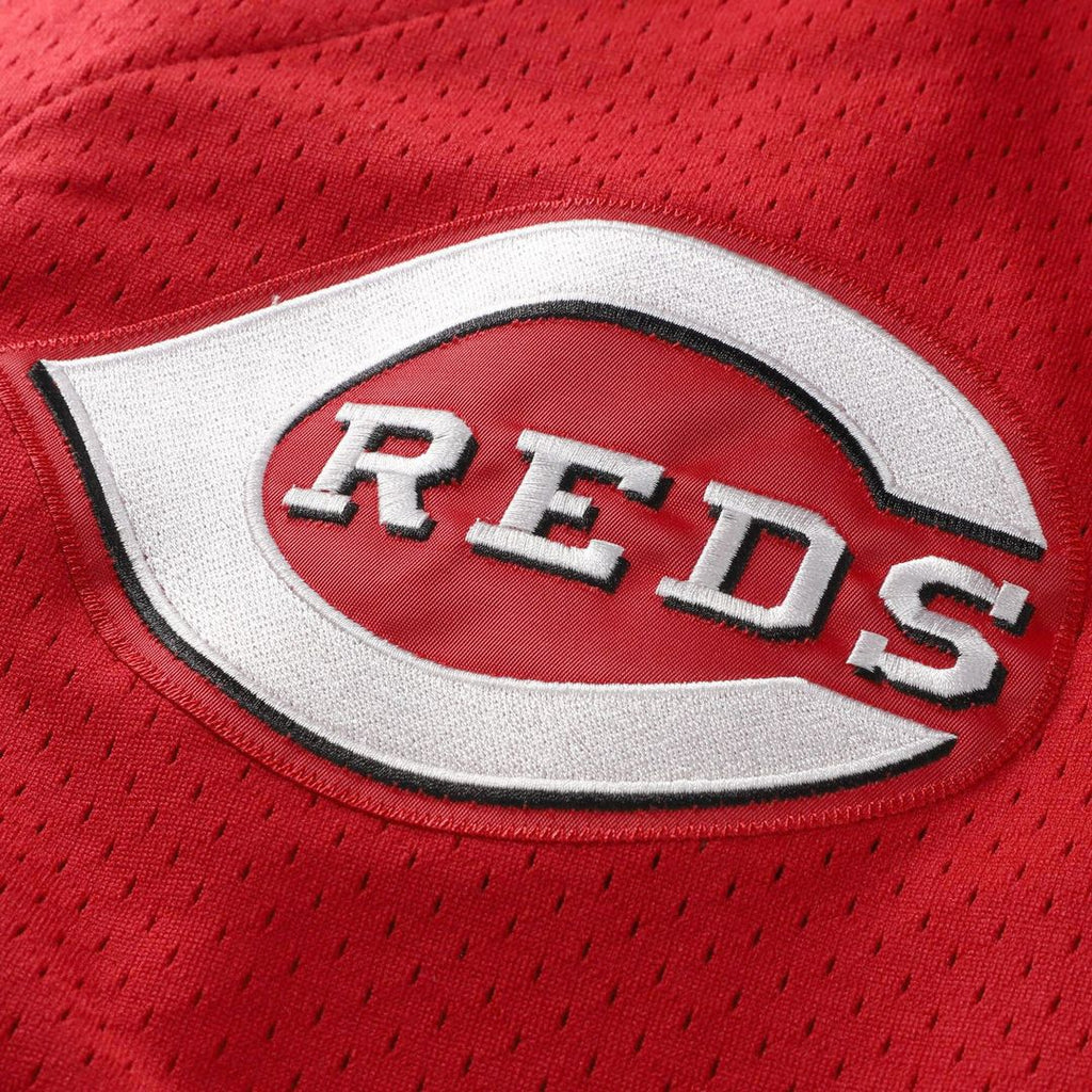 Cincinnati Reds Barry Larkin Mitchell & Ness Throwback Cooperstown Mesh Batting Practice Jersey - Red Team Jersey Sports Fan Apparel